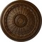 Ekena Millwork Brunswick Ceiling Medallion (Fits Canopies up to 4 1/2"), 27"OD x 2 1/2"P, Root Beer Crackle CM27BRRBC - alternate 1